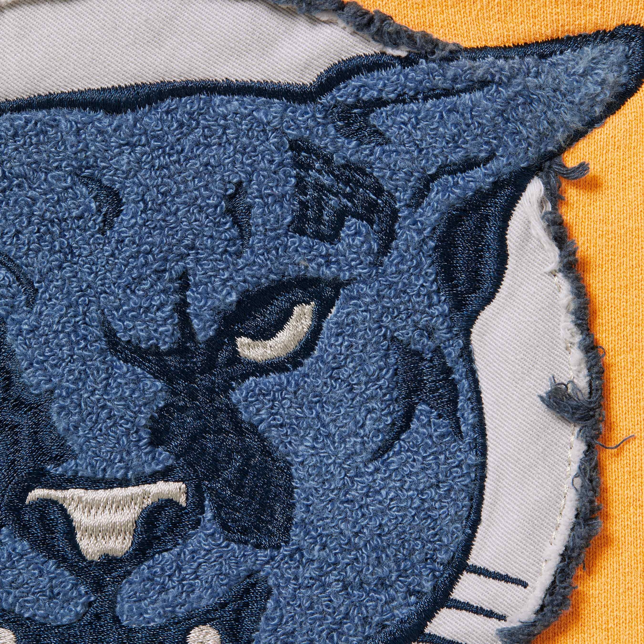 Washed Panther Hooded Sweatshirt view 9